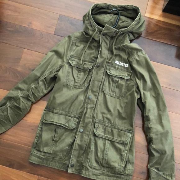 hollister men's coats